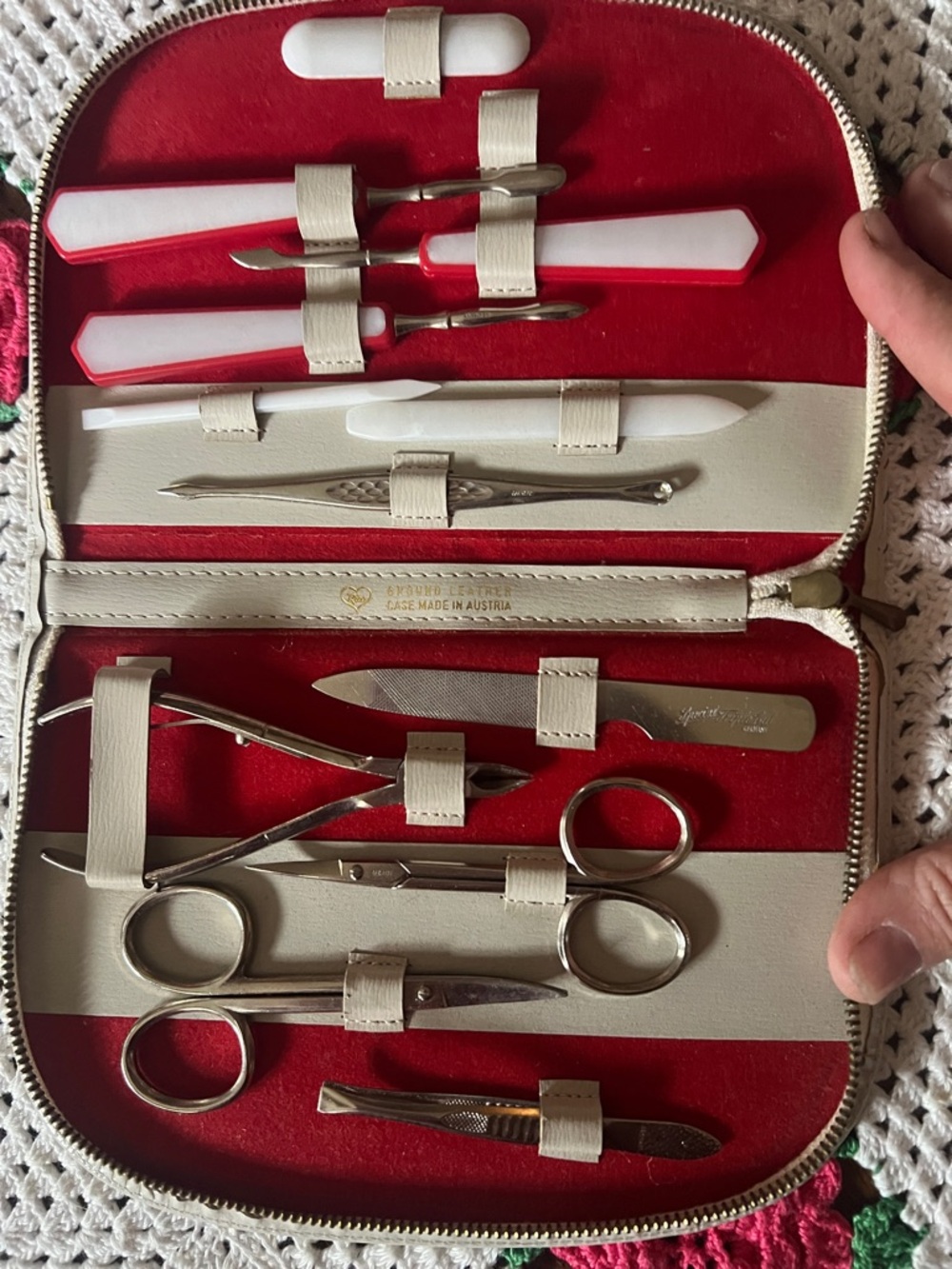 Vintage new stock manicure set